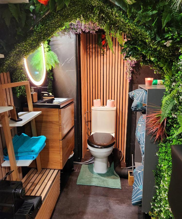 Jungle House Avec Jacuzzi A 10 Min De Disneyland -Taille Chambre- Conde-Sainte-Libiaire Dış mekan fotoğraf